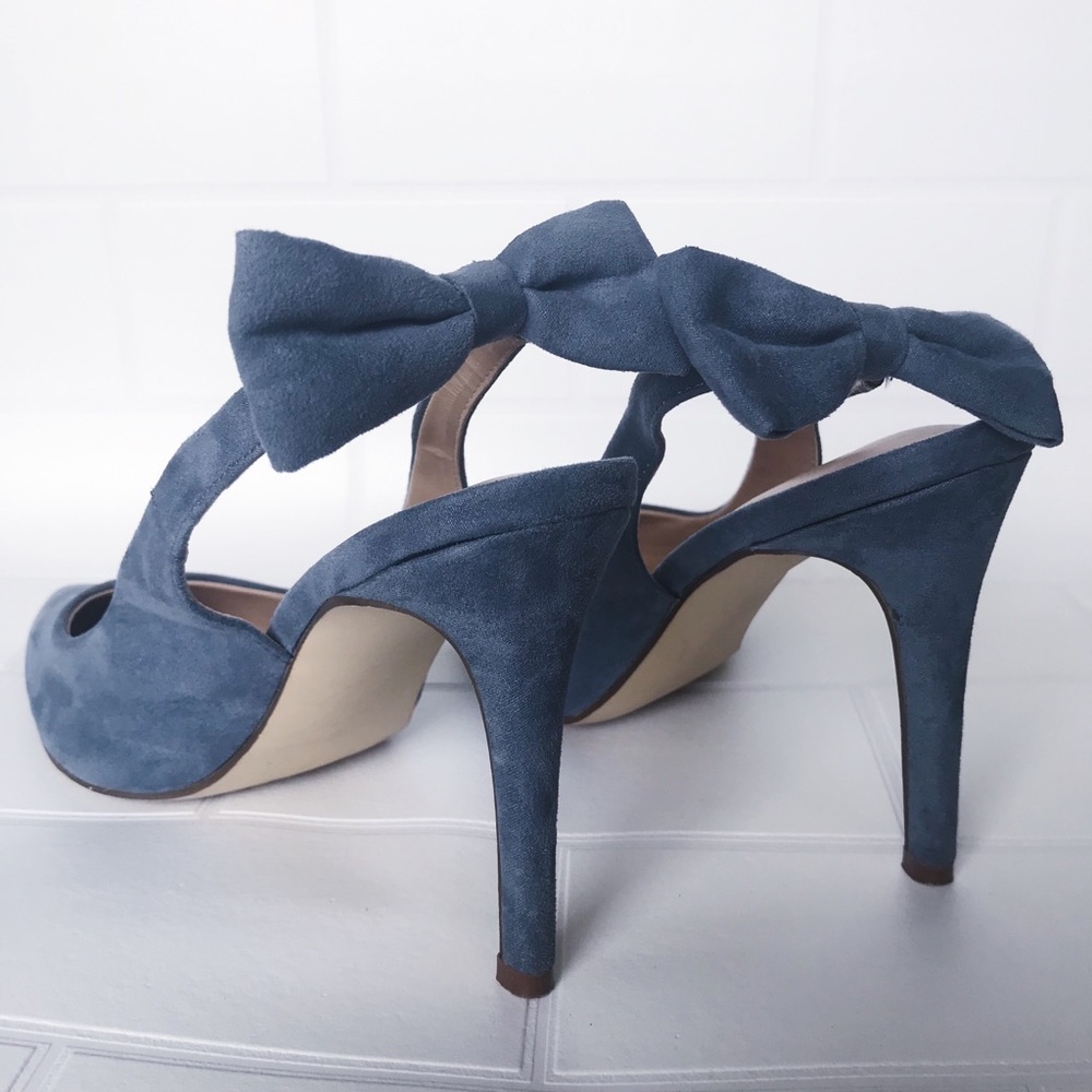 JUSTFAB “Beatrix” Blue Punps